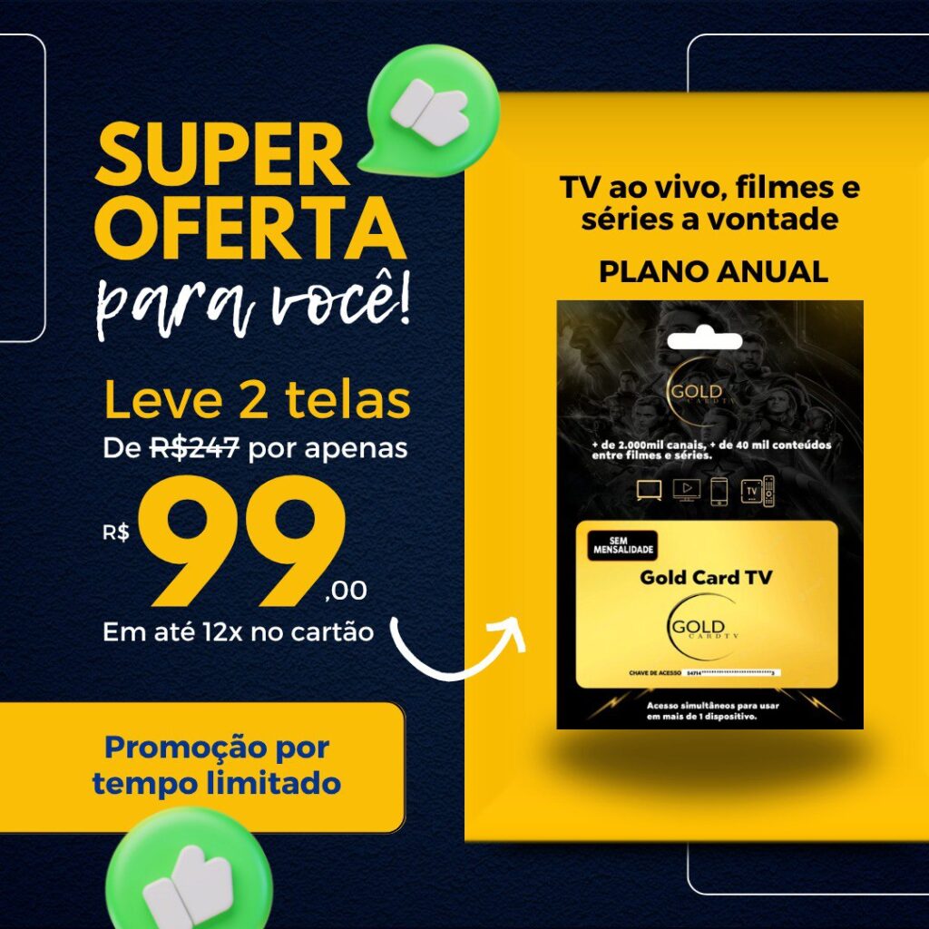 Nova Promoção GoldCard TV